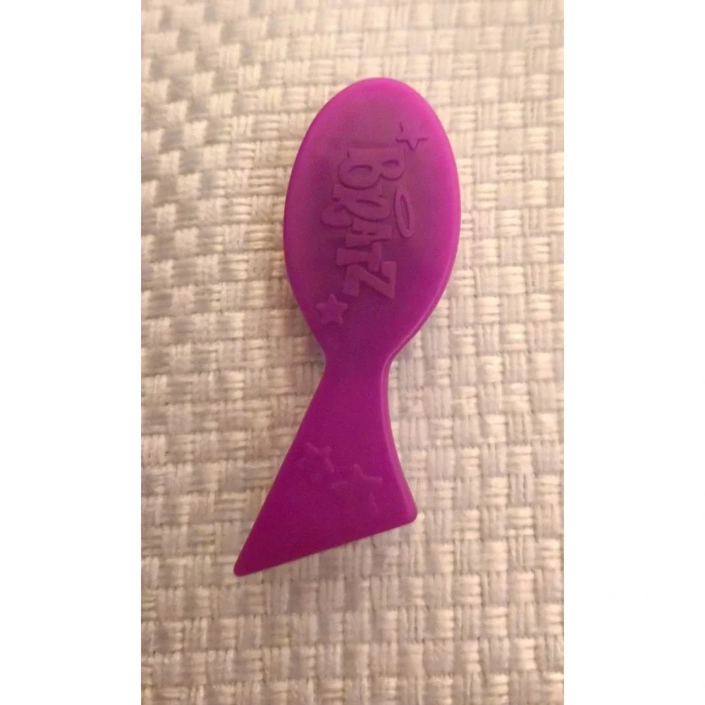 Bratz Doll Pink Plastic Hair Brush Replacement Accessory Star Logo Part